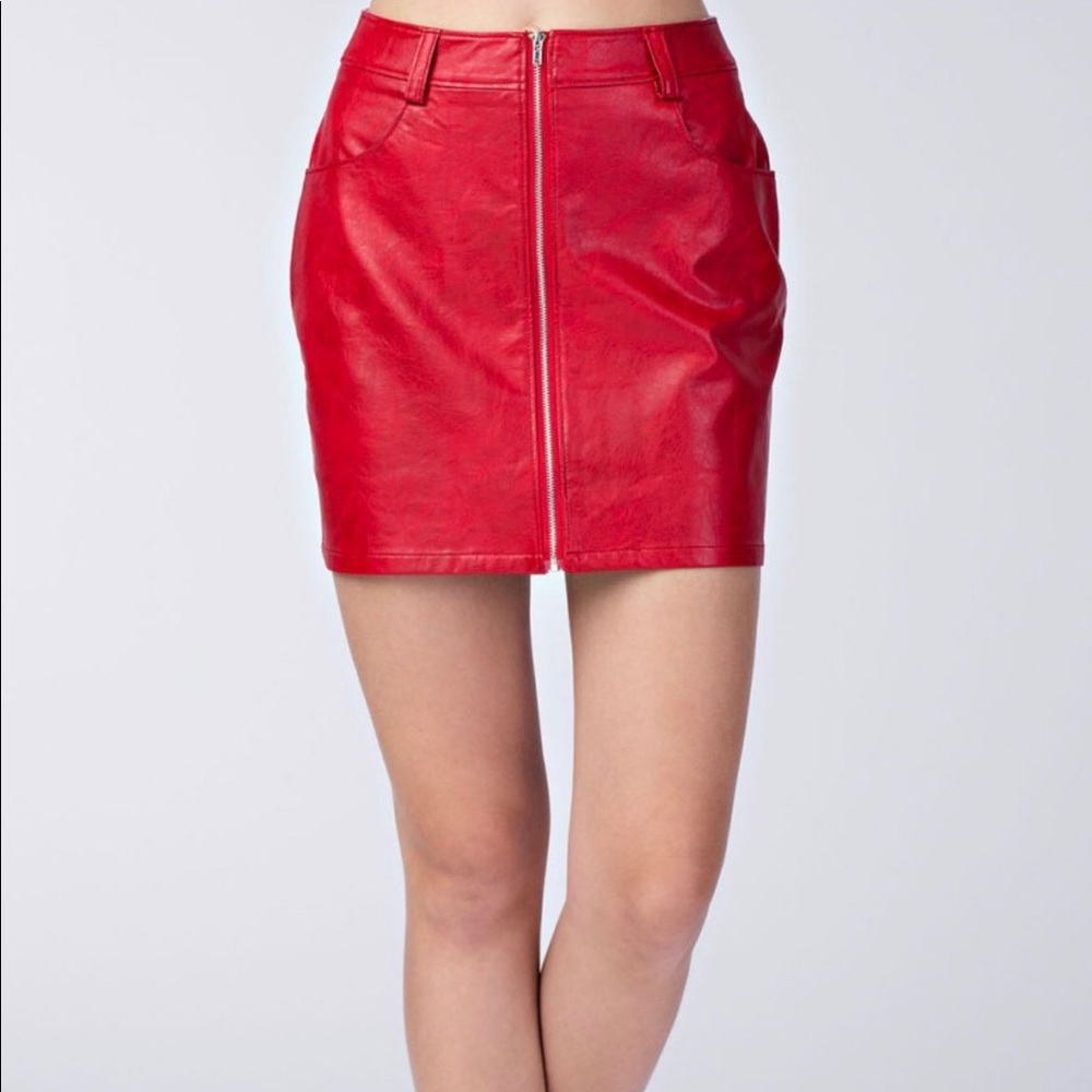 Faux Leather Skirt ❤️